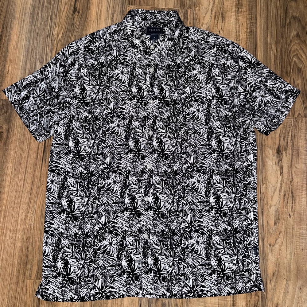 Triton Palm Print Men's Shirt
